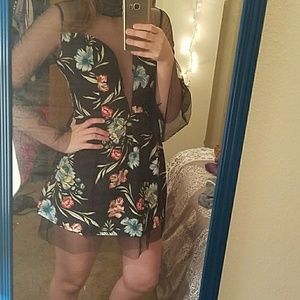 Black Floral ASOS Dress